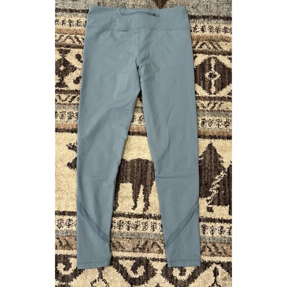 Women’s medium M mono B light teal activewear pants leggings yoga - Picture 2 of 3